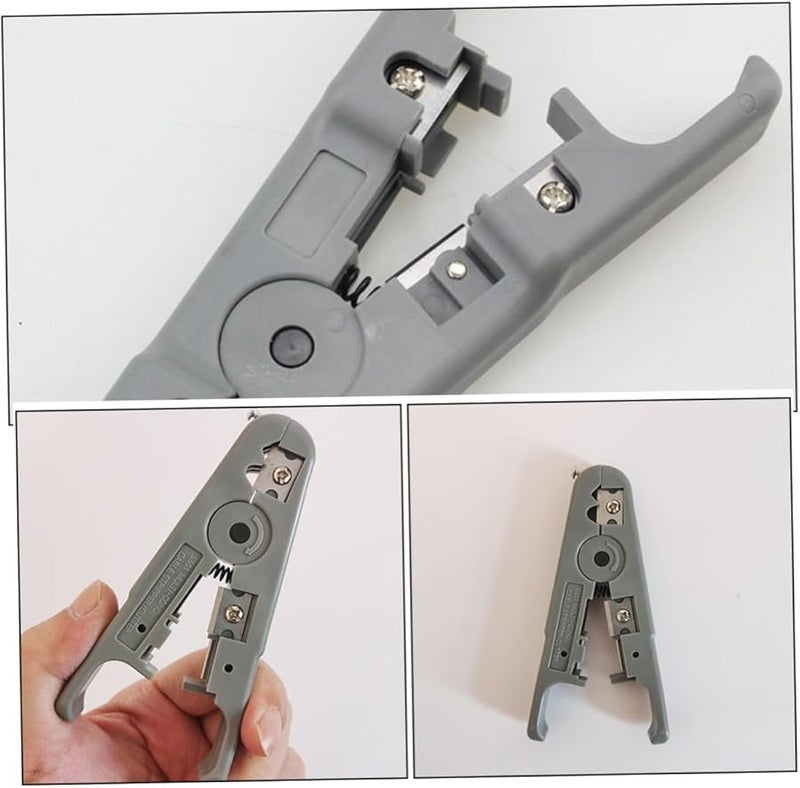 Gatuida 2pcs Adjustable Multifunctional Wire Stripper and Cutter Tool for Ethernet Cables - Image 3